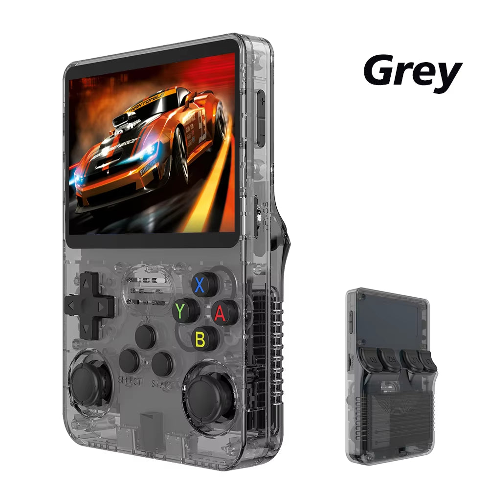 Open Source R36S Retro Handheld Video Game Console Linux System 3.5 Inch IPS Screen Portable Pocket Video Player R35S 64G Games