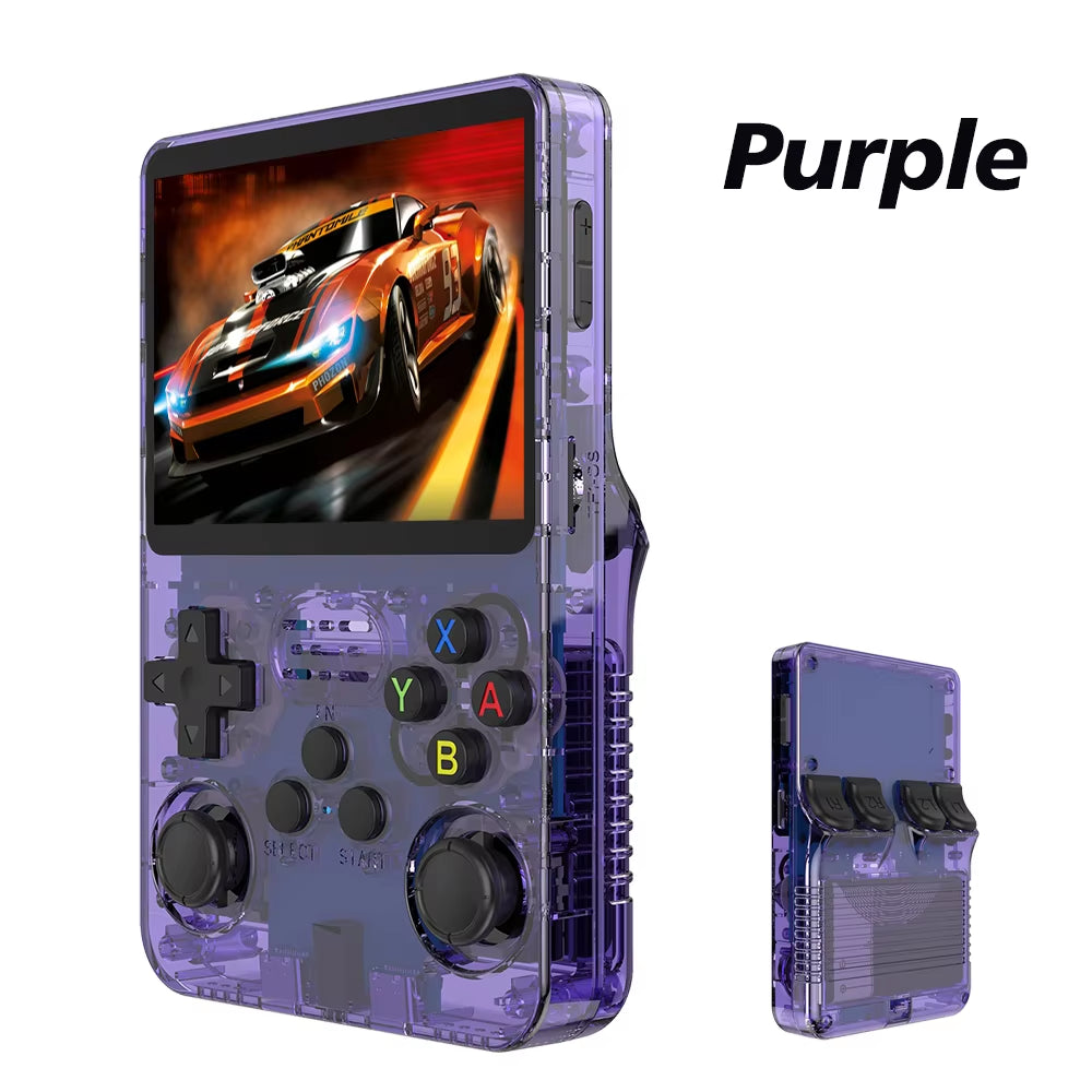 Open Source R36S Retro Handheld Video Game Console Linux System 3.5 Inch IPS Screen Portable Pocket Video Player R35S 64G Games